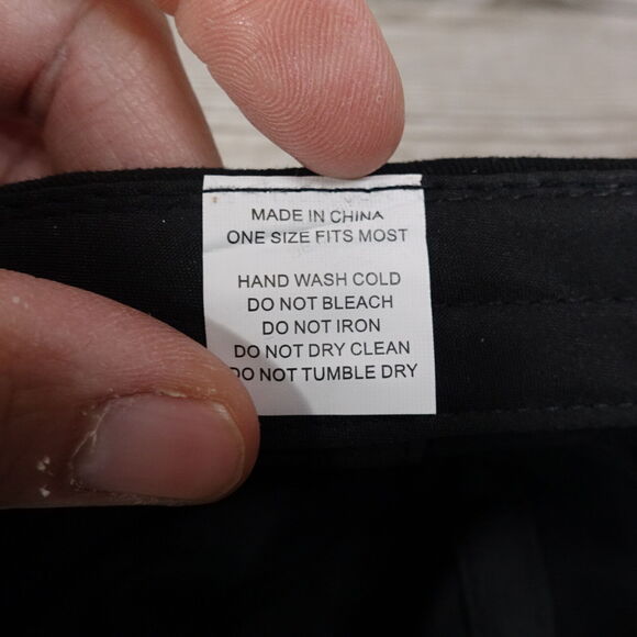 ANHEUSER BUSCH LOGO ST LOUIS BREWERY BLACK ADJUSTABLE STRAPBACK HAT CAP - Picture 8 of 8